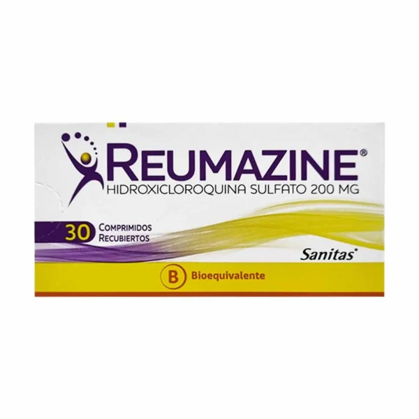 REUMAZINE 200 - HIDROXICLOQUINA MG - 30 COMPRIMIDOS RECUBIERTO