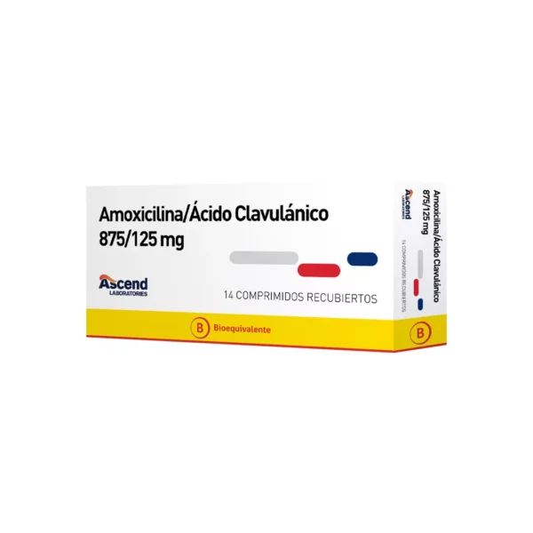 AMOXICILINA/ÁCIDO CLAVULÁNICO 875/125MG X 14 COM (MEDIVEN)