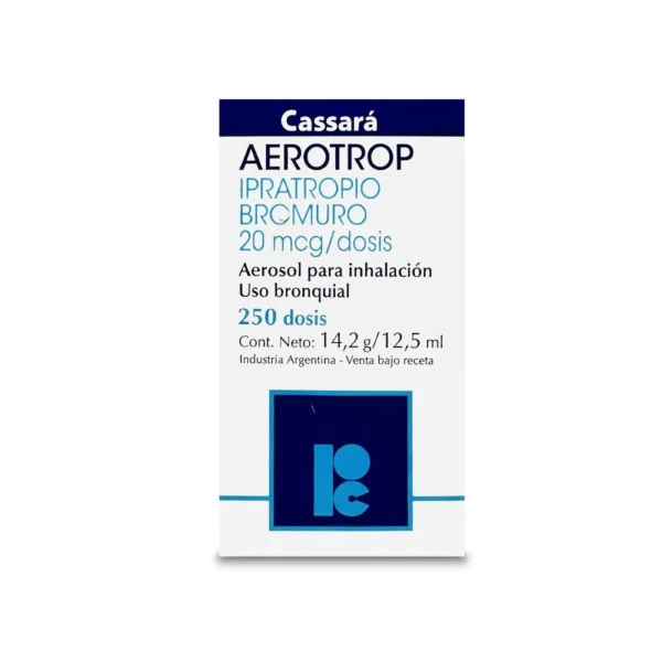AEROTROP INH. BUCAL 20MCG/250DOSIS (BROMURO IPRATRORIO).