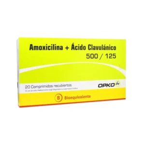 AMOXICILINA+ACIDO CLAVULANICO 500/125 20 COMP.
