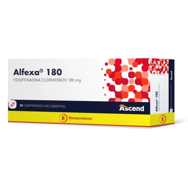 ALFEXA 180MG 30 COMP. (FEXOFENADINA).