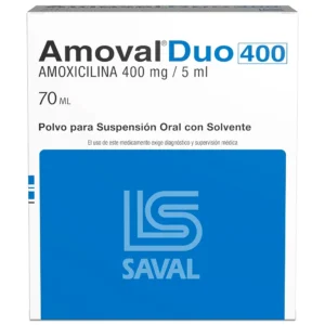AMOVAL DUO 400MG X 70 ML (AMOXICILINA)