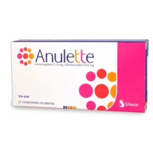ANULETTE 21 COM RECUBIERTOS (LEVONORGESTREL+ETINILESTRADIOL)