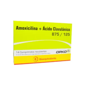 AMOXICILINA+ACIDO CLAVULANICO 875/125 14 COMP.