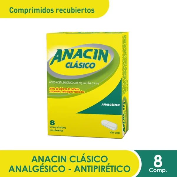 ANACIN CLÁSICO X 8 COM.