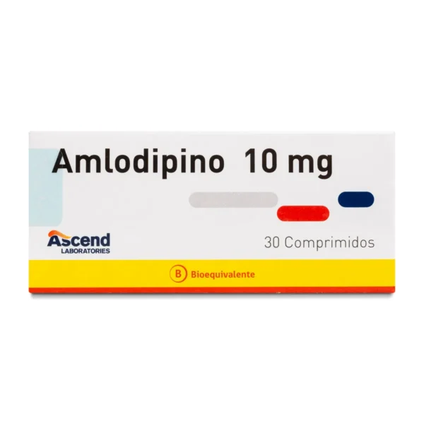 AMLODIPINO 10 MG X 30 COM (ASCEND)