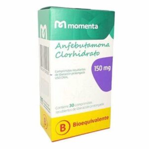 ANFEBUTAMONA CLORHIDRATO/BUPROPION 150 MG X 30 COM