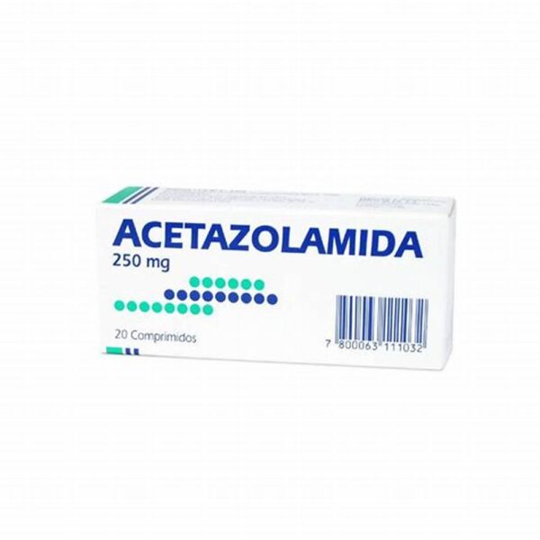 ACETAZOLAMIDA 250 MG 20 COM.