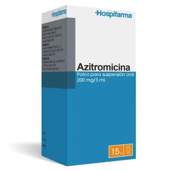 AZITROMICINA 200MG/5ML SUSP.ORAL POLVO 15ML