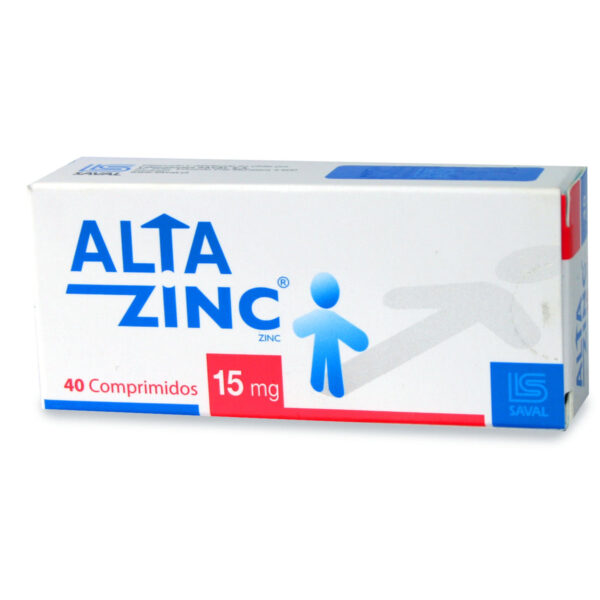 ALTA ZINC 15MG 40 COMP. (ZINC)