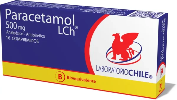 PARACETAMOL 500MG 16 COMPRIMIDOS.