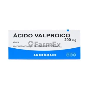 ACIDO VALPROICO 200MG 30 COMP