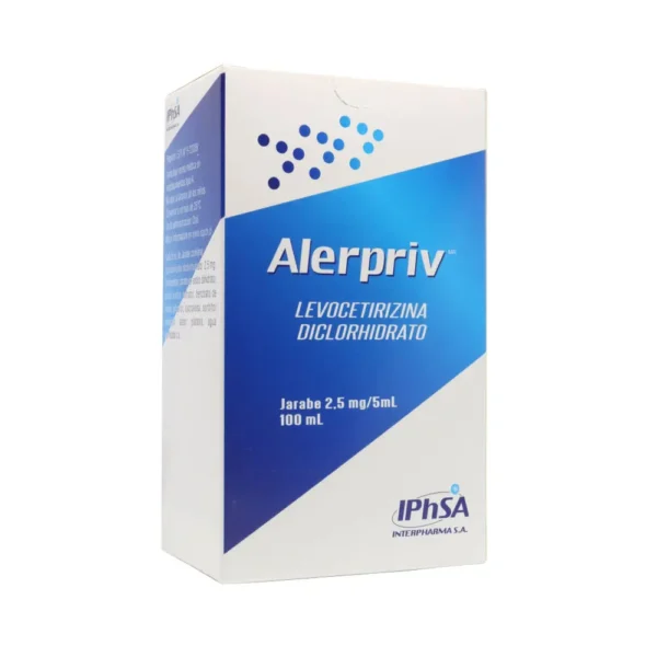 ALERPRIV 2,5/5ML SOL.ORAL 100ML (LEVOCETIRIZINA).