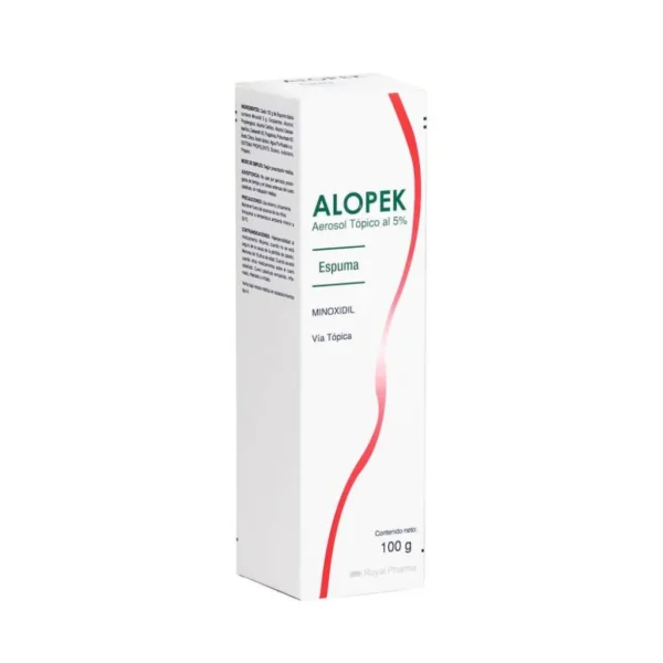 ALOPEK 5% ESPUMA AEROSOL TOPICO 100GR (MINOXIDIL) - Imagen 2