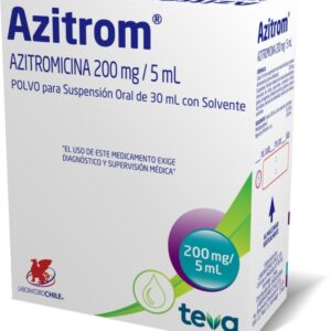 AZITROM 200MG/5ML POLVO SUSP. ORAL 30ML (AZITROMICINA)