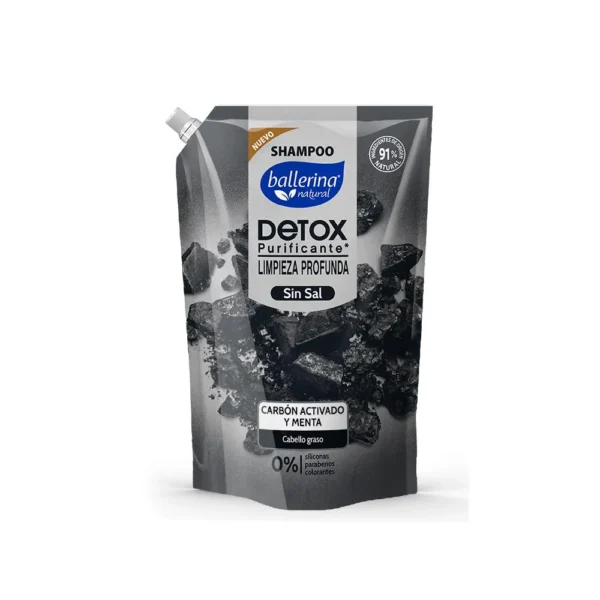 BALLERINA SH DETOX CARBON ACTIVADO Y MENTA X 750 ML