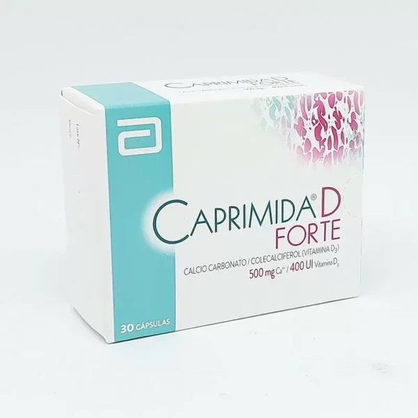 CAPRIMIDA D FORTE 500 MG/400 UI X 30 CAP (CALCIO/VIT D)