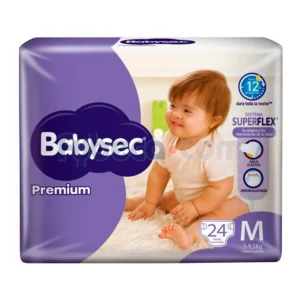 BABYSEC PREMIUM PAÑAL M 20 UNI.