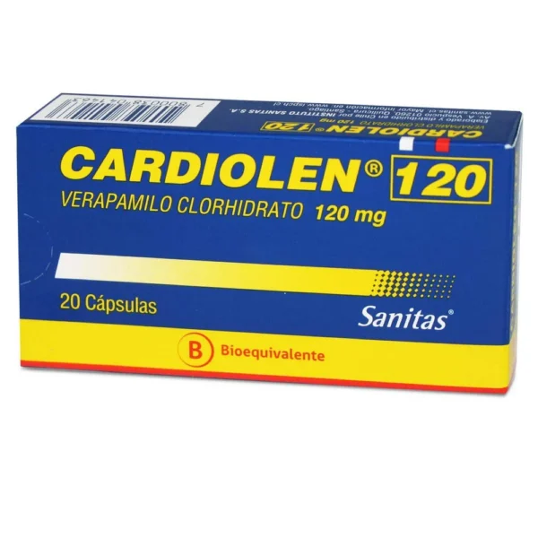 CARDIOLEN 120MG 20 CAP. (VERAPAMILO)