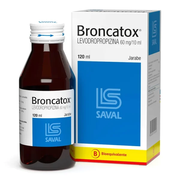 BRONCATOX 60MG/10ML JARABE 120ML (LEVODROPROPIZINA) (PROVE)