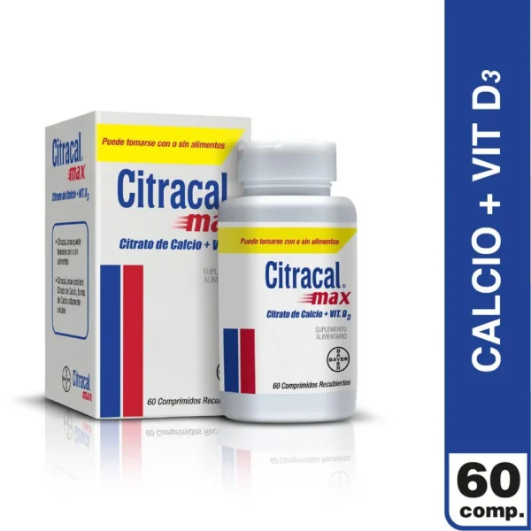 CITRACAL MAX 60 COMP. (CITRATO CALCIO+VITD3)