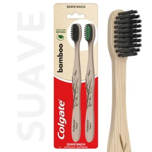 COLGATE CEPILLO BAMBOO SUAVE X 2 UND