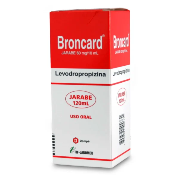 BRONCARD SOL.ORAL 120ML (LEVODROPROPIZINA).