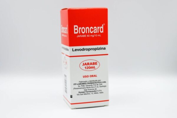 BRONCARD GOTAS ORALES 60MG/ML 15ML (LEVODROPROPIZINA).