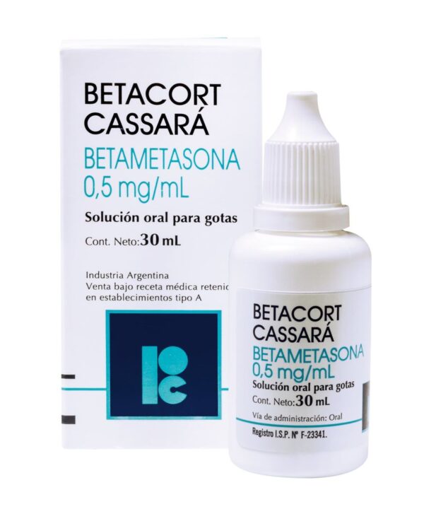 BETACORT GOTAS 0.5 MG/ML X 30 ML (BETAMETASONA).