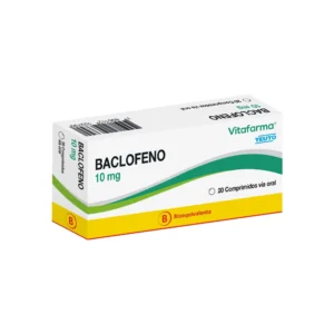 BACLOFENO 10MG X 20 COM.