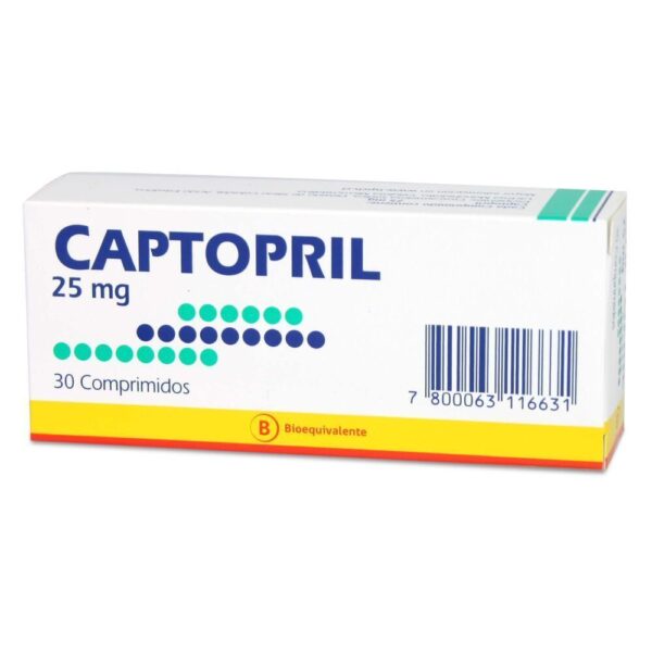 CAPTOPRIL 25MG X 30 COMP.