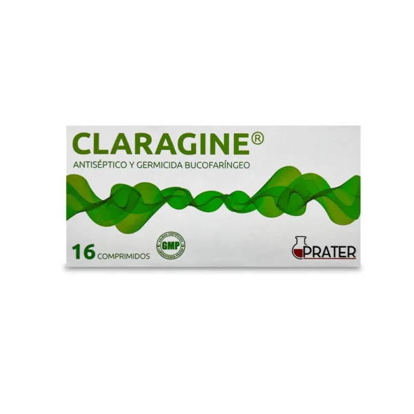 CLARAGINE ANTISÉTICO Y GERMICIDA BUCOFARÍNGEO 16 COM.