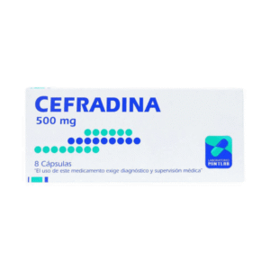 CEFRADINA 500 MG X 8 CAP