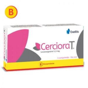 CERCIORAT COM 0,75MG 2 COMP. (LEVONOGESTREL) EXELTIS