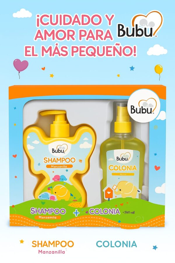 BUBU SH MANZANILLA 400 + COLONIA 240 ML