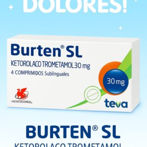 BURTEN SL 30MG 4 COM. (KETOROLACO)