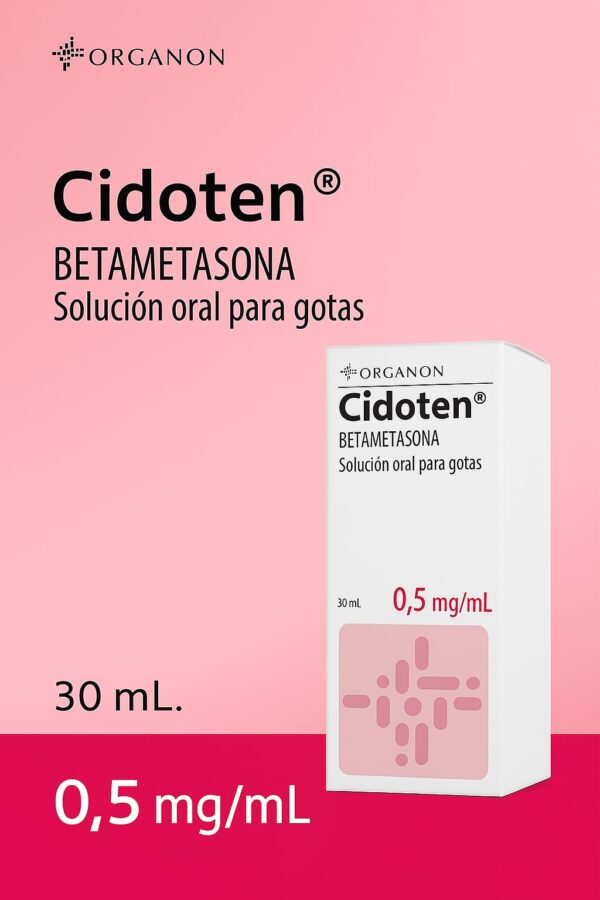 CIDOTEN 0,5MG/ML GOTAS ORALES 30ML (BETAMETASONA)