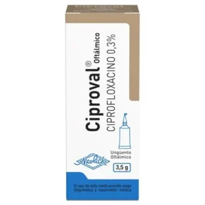 CIPROVAL 0,3% UNGUENTO OFTALMICO 3,5 G. (CIPROFLOXACINO)