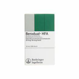 BERODUAL HFA INH.BUCAL 20MCG/50MCG/DOSIS 200 DOSIS (IPATROPIO/FENOTEROL).