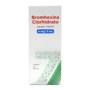 BROMHEXINA 4 MG/5 ML JARABE X 100 ML