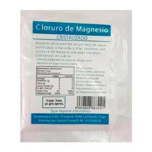 CLORURO DE MAGNESIO CRISTALIZADO X 30GR