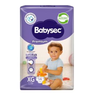 BABYSEC PREMIUM PAÑAL XG X 14 UND.