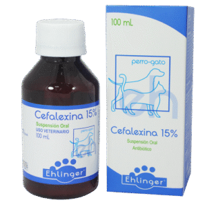 CEFALEXINA 15% SUSPENSIONORAL 100ML USO VETERINARIA