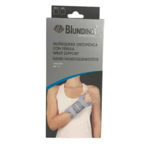BLUNDING MUÑEQUERA ORTOPÉDICA CON FERULA IZQUIERDA TALLA M