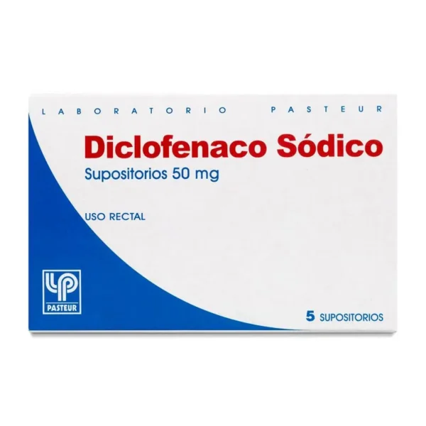 DICLOFENACO SÓDICO SUPOSITORIO ADULTO 50MG 5 UND