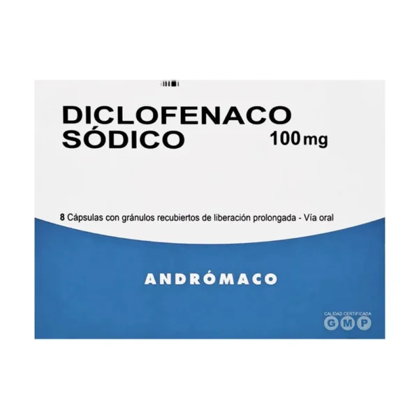 DICLOFENACO 100MG 8 CAP.