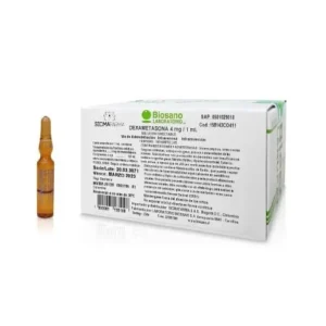 DEXAMETASONA AMPOLLA 4 MG / 1ML INYECTABLE