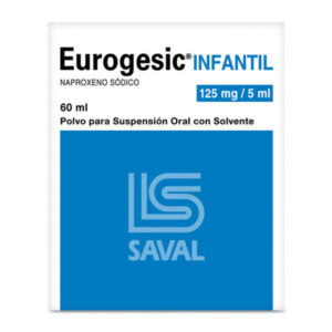 EUROGESIC INFANTIL POLVO PARA SUSP.125MG/5ML 60ML (NAPROXENO)