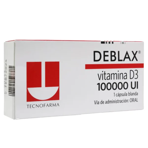 DEBLAX VITAMINA D3 100.000UI 1 CAP.