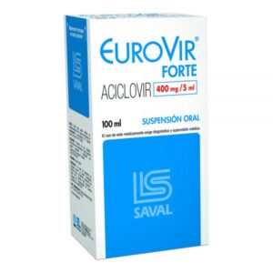 EUROVIR FTE SUSPENSION 400 MG X 100ML